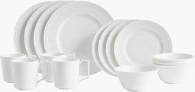 Fine Bone China ontbijtset Intaglio, 16-delig