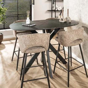 Bartafel Deens Ovaal - 140 X 80cm.