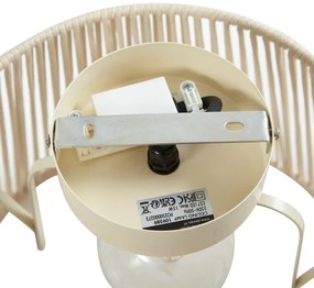 Japandi buiten plafondlamp met beige touw IP54 - Jayla