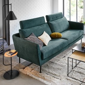 Staande lamp met metalen en eiken plank Mugli