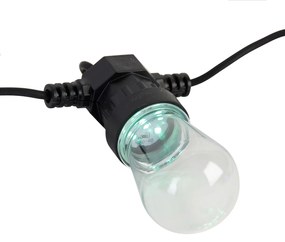 Buitenlamp Prikkabel LED 10 m ST45 lichtbronnen 10-lichts met afstandsbediening - Chill Modern IP44 Buitenverlichting