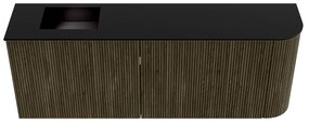 Mondiaz Joya 110cm toiletmeubel ronding rechts shadow met wastafel faye links 1 kraangat urban