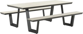 Garden Impressions Sarria picknick set 200 x 90 - donker grijs