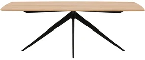 Goossens Excellent Eettafel Floyd, Semi rechthoekig 260 x 100 cm met split