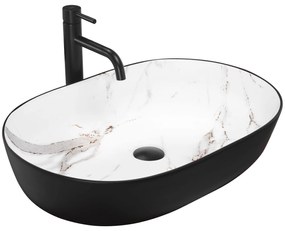 Opzetwastafel Rea CLEO 61 Black Aiax Mat