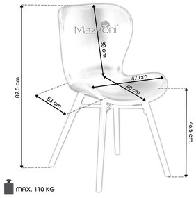 ALTEA Groen (stof Rio 140)/poten natuur eiken – MODERNE STOEL VOOR WOONKAMER/EETKAMER/KEUKEN/KANTOOR