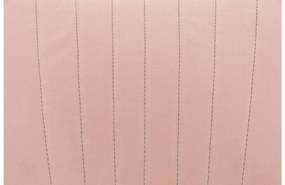 Goossens Eetkamerstoel Rob roze stof met armleuning, urban industrieel