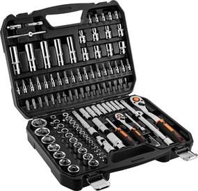 NEO Doppenset 1/4"-1/2"110 Delig 10-066