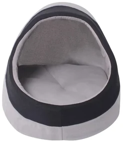 vidaXL Kattenmand L grijs en zwart