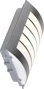 Buiten wandlamp zwart IP44 met schemersensor - Miro