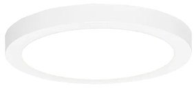 Buitenlamp In- of opbouwspot wit 22 cm incl. LED 3 staps dim to warm - Trans Modern IP44 Buitenverlichting rond Lamp