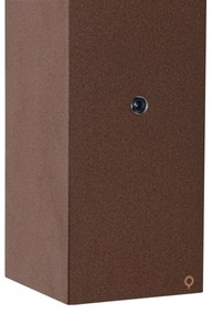Buitenlamp Wandlamp roestbruin 2-lichts AR70 IP44 met schemersensor - Baleno Industriele / Industrie / Industrial GU10 IP44 Buitenverlichting