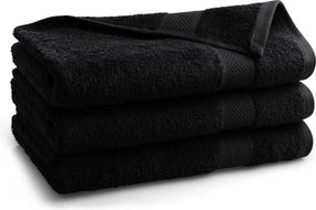 Handdoek Hotel Collectie - 70x140 - 3 stuks - zwart
