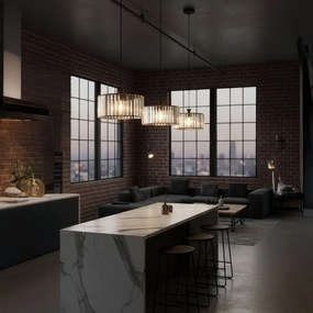 KRISTALLEN HANGLAMP APP1651-6CP
