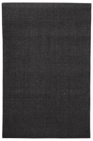 vidaXL Vloerkleed 66x100 cm natuurlijk sisal zwart