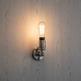 Muurlamp Milton Antiek Zilver