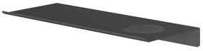 Hotbath &More planchet 30cm met uitsparing voor een zeepdispenser of beker zwart PVD