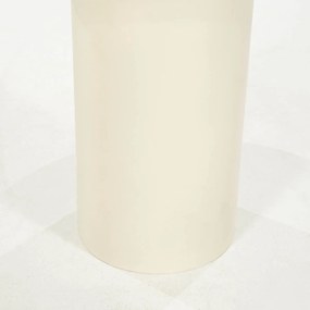 Eleonora Jade Ronde Bijzettafel Creme Magnesium Oxide - 45 X 45cm.