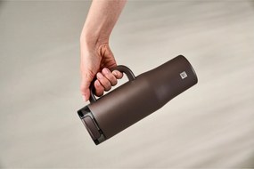 ZWILLING Thermo Plus Thermobeker met rietje, 900 ml, Roestvrij staal, Chocolade - Thermo Plus - ZWILLING