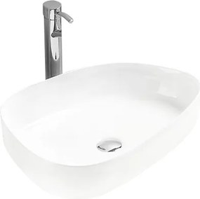Mexen Chiara opbouwwastafel 54 x 39 cm, wit - 21585400