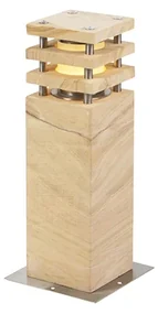 Moderne staande buitenlamp zandsteen 40 cm - Grumpy Modern E27 Buitenverlichting