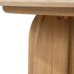 Ronde Eettafel Travertin - 130 X 130cm.