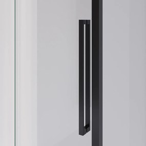 Brauer Season douchecabine met schuifdeur 120x100cm zwart mat