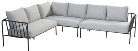 4 Seasons Outdoor Figaro 4-persoons loungebank Tuinbank   antraciet weerbestendig