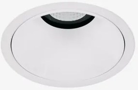 Downlight Led Inbouwspot Met Ronde Rand Ø8 Cm Voor Buitengebruik In Aluminium Orelva Warm Wit 2700k & Wit & 38º & 11 W - Sklum