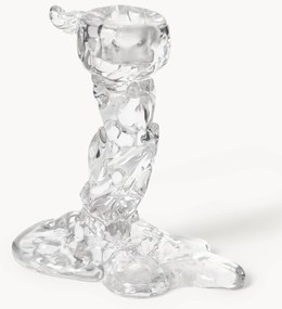 Handgemaakte glazen kaarshouder Drip