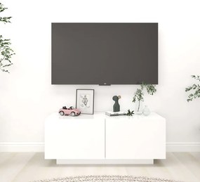 vidaXL Tv-meubel 100x35x40 cm bewerkt hout wit