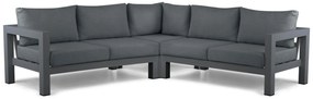 Hoek loungeset 5 personen Aluminium Grijs Lifestyle Garden Furniture Luca