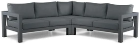 Hoek loungeset 5 personen Aluminium Grijs Lifestyle Garden Furniture Luca
