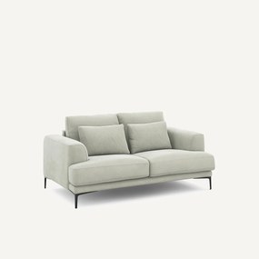 2-zits bank in stonewashed fluweel, Marsile