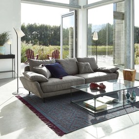 Rechthoekige salontafel in gehard glas Sybil