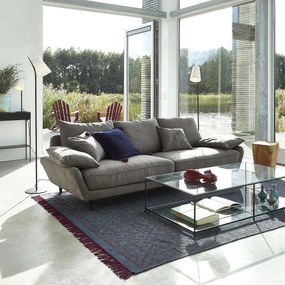 Rechthoekige salontafel in gehard glas Sybil