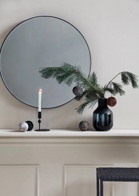 Nordal Denmark Mirra ronde spiegel met zwarte omlijsting 75cm