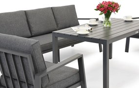 Zakintos Apetito 5 antraciet aluminium set Garden Point