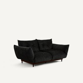 3-zits compacte bank in fluweelmix, VITORIA