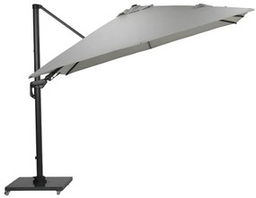 Garden Impressions Zweefparasol Hawaii Deluxe 300x300 - donker grijs - zand