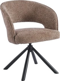 Eetkamerstoel Met Open Rugdetail Bruin