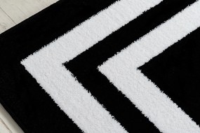 Tapijt HAMPTON Kader zwart - TWEEDE-KLASSE PRODUCT