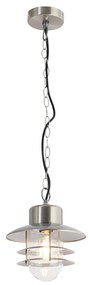 Buitenlamp Industriële hanglamp staal IP44 - Shell Industriele / Industrie / Industrial E27 IP44 Buitenverlichting rond