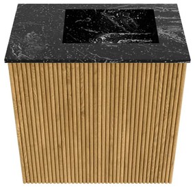 Mondiaz Joya DLux 40cm toiletmeubel oak met wastafel faye rechts 1 kraangat lava