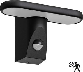 Zack Muurlamp Zwart Met Bewegingsmelder