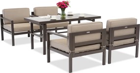 Garden Point's Porto Premium 4 bronzen tuinmeubelen