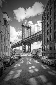 Kunstfotografie NEW YORK CITY Manhattan Bridge, Melanie Viola, (26.7 x 40 cm)