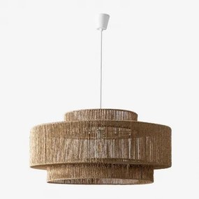 Hanglamp Voor Buiten Van Gevlochten Papier Kena Ø80 Cm - Sklum