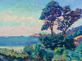 Kunstreproductie Marine à Saint-Palais, Armand Guillaumin