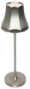Buitenlamp met dimmer LED Retro tafellamp met dimmer gunmetal oplaadbaar IP44 - Granny Retro IP44 Buitenverlichting Lamp